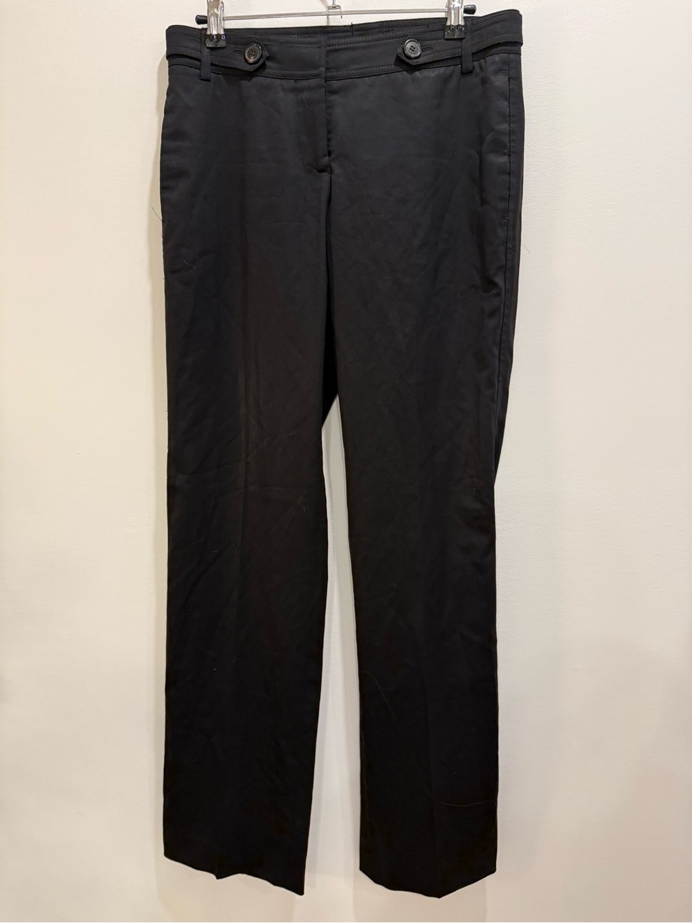 Burberry Black Straight Leg Trousers